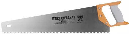 Ножовка &quot;ИЖ&quot; &quot;ПРЕМИУМ&quot; по дереву с двухкомпонентной пластиковой рукояткой, шаг 6,5мм, 500мм 1520-50-06_z01 купить в Тюмени