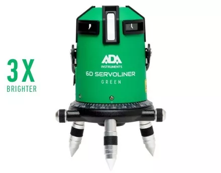Построитель лазерных плоскостей  лазерный уровень ADA 6D Servoliner GREEN ADA купить в Тюмени