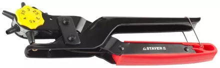 Дырокол STAYER &quot;PROFESSIONAL&quot; револьверный для кожи, усиленный, 6-в-1, 2-4,5мм 22943_z01 купить в Тюмени