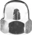 Гайка ЗУБР колпачковая DIN 1587, оцинкованная,  M10, ТФ6, 2 шт. 4-303686-10 купить в Тюмени