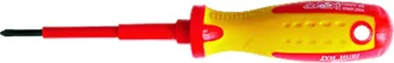 Отвертка Insulated Ph1 x 75 мм CrMo до 1000 В двухкомп. рукоятка MATRIX PROFESSIONAL 12926 купить в Тюмени