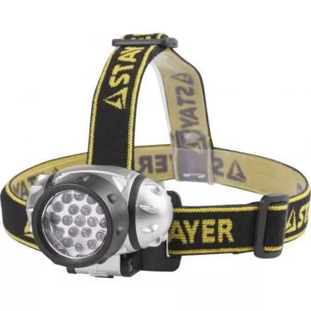 Фонарь STAYER &quot;STANDARD&quot; налобный светодиодный, 19LED, 4 режима, 3ААА 56570 купить в Тюмени