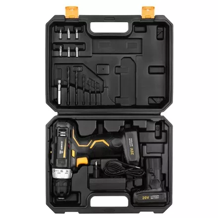 Дрель аккумуляторная DEKO GCD20DU3 SET 4, 063-4144 + набор 13 аксессуаров купить в Тюмени