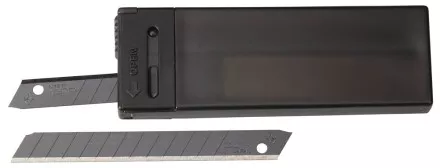 Лезвие OLFA сегментированные BLACK MAX, 9х80х0,38мм, 13 сегментов, 10шт OL-ABB-10B купить в Тюмени