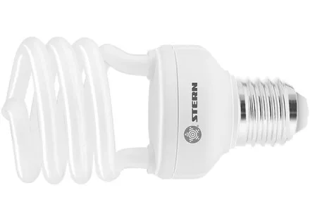 Лампа компактная люминесцентная полуспиральная 20W 2700K E27 8000ч Stern 90903 купить в Тюмени