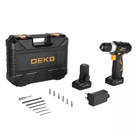 Дрель аккумуляторная в наборе DEKO GCD20DU3 SET5, 063-4145 купить в Тюмени