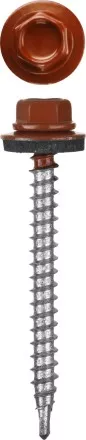 Саморезы СКМ кровельные, RAL 3003 рубиново-красный, 25 x 5.5 мм, 420 шт, для металлических конструкций, STAYER 30305-55-025-3003 купить в Тюмени