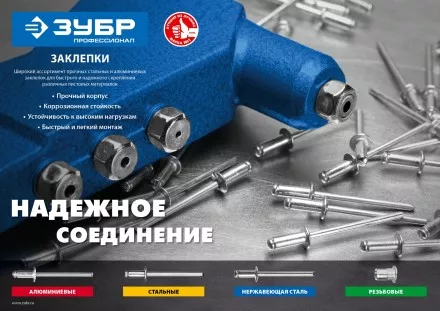 Заклепки стальные пакет серия ПРОФЕССИОНАЛ серия ПРОФЕССИОНАЛ купить в Тюмени