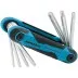Набор ключей имбусовых Tamper-Torx TT10-TT40 CrV складные 7 шт Gross 16413 купить в Тюмени