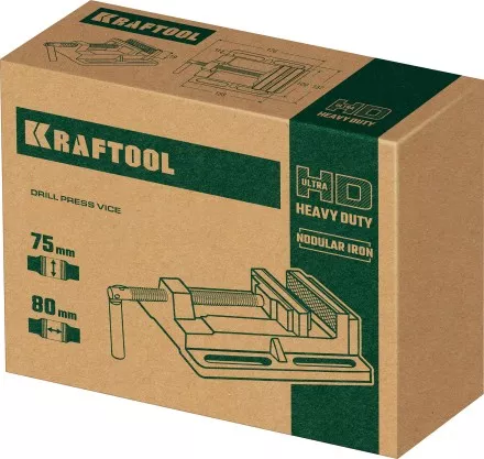 Тиски KRAFTOOL станочные 32715-75 купить в Тюмени