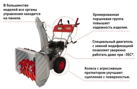 Бензиновые снегоуборщики Ресанта СБ 4100ПФ купить в Тюмени