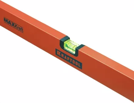Уровень KRAFTOOL коробчатый усиленный, точность (0,5мм/м), 2 ампулы, 200 см 34577-200 купить в Тюмени