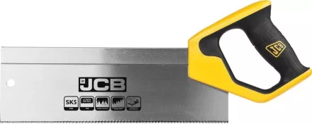 Пила JCB для стусла, полотно из стали SK5, 3-х гранные зубья, двухкомпонентная рукоятка, усиленный обушок, 300мм JSW001 купить в Тюмени