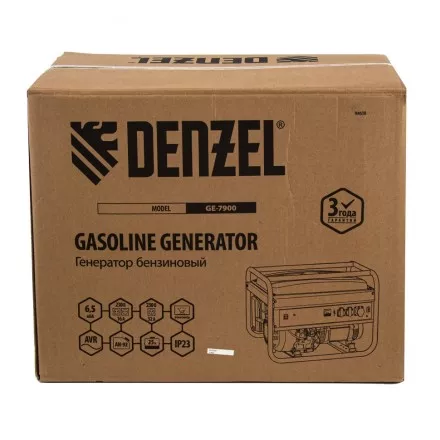 Генератор бензиновый DENZEL GE 7900 94638 купить в Тюмени