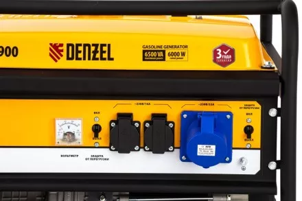 Генератор бензиновый DENZEL GE 7900 94638 купить в Тюмени