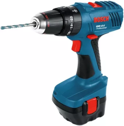 Дрель-шуруповерт аккумуляторная Bosch GSB 12-2 в кейсе (0.601.9А7.500) купить в Тюмени