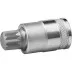 Торцовая бита-головка KRAFTOOL &quot;INDUSTRIE QUALITAT&quot;, материал S2, SPLINE, сатинированная, 1/2&quot;, M16 27911-16_z01 купить в Тюмени