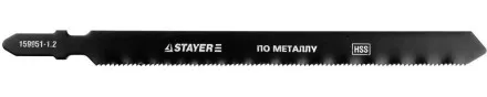 Полотна STAYER &quot;PROFI&quot;, T318A, для эл/лобзика, HSS, по металлу (1-3мм), EU-хвост., шаг 1,2мм, 106мм, 2шт 159951-1.2_z01 купить в Тюмени