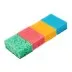 Губки для посуды Coral, 95 x 64 x 36 мм, 4 шт, Home Palisad 923585 купить в Тюмени