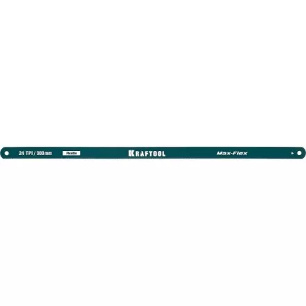 Полотно гибкое Max Flex, KRAFTOOL 15941-24-S2, безопасное, с волнообразной разводкой, 24 TPI, 2шт, 300мм 15941-24-S2 купить в Тюмени