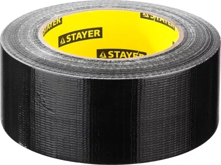 Армированная лента, STAYER Professional 12086-50-50, универсальная, влагостойкая, 48мм х 45м, черная 12086-50-50 купить в Тюмени