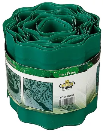 Лента бордюрная RACO, цвет зеленый, 10см х 9 м 42359-53681C купить в Тюмени