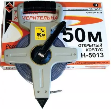 Рулетка 50м открытый корпус Энкор 4134 купить в Тюмени