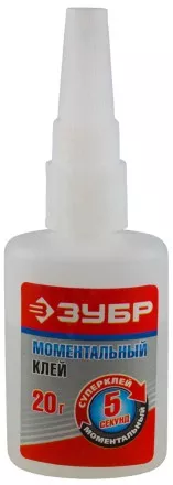 Клей ЗУБР моментальный, на блистере, 20 г 41906 купить в Тюмени