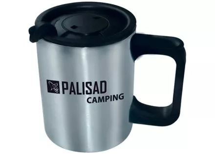 Термокружка с крышкой-поилкой 450 мл PALISAD Camping 69530 купить в Тюмени