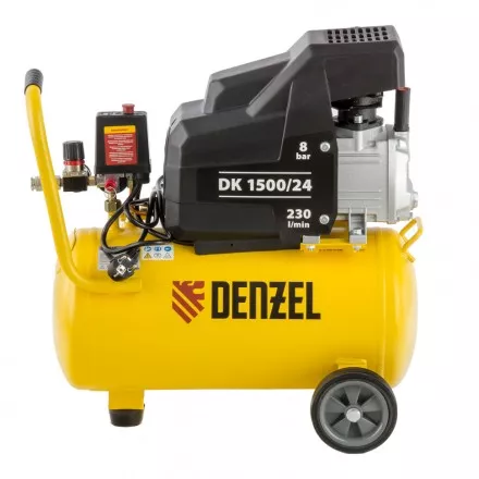 Компрессор воздушный Denzel DK1500/24 Х-PRO 58063 купить в Тюмени