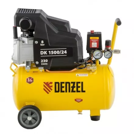 Компрессор воздушный Denzel DK1500/24 Х-PRO 58063 купить в Тюмени