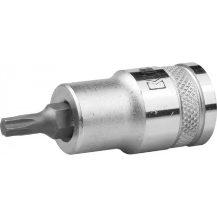 Торцовая бита-головка KRAFTOOL &quot;INDUSTRIE QUALITAT&quot;, материал S2, TORX, сатинированная, 1/2&quot;, Т27 27905-27_z01 купить в Тюмени