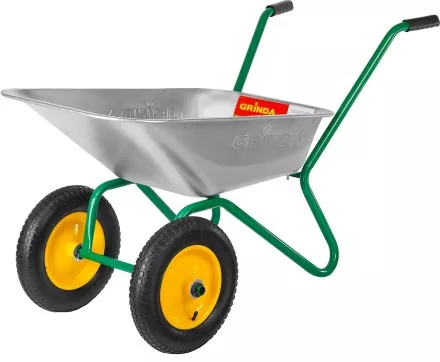 Тачка GRINDA садовая двухколесная, 80 л, грузоподъемность 120 кг 422400_z01 купить в Тюмени