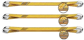 Строп СТП-5.0 т. L=5.00м SF7 150 мм  с петлями 500 мм купить в Тюмени