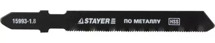 Полотна STAYER &quot;PROFI&quot;, T118B, для эл/лобзика, HSS, по металлу (2,5-6мм), EU-хвост., шаг 1,8мм, 50мм, 2шт 15993-1.8_z01 купить в Тюмени