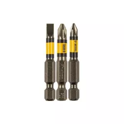 Набор бит комбинированный 3 шт., PH2, PZ2, SL5, 50 мм, сталь S2 Denzel 11678