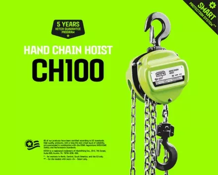 Таль ручная цепная HITCH CH100, 0.5 т, 4.5 м купить в Тюмени