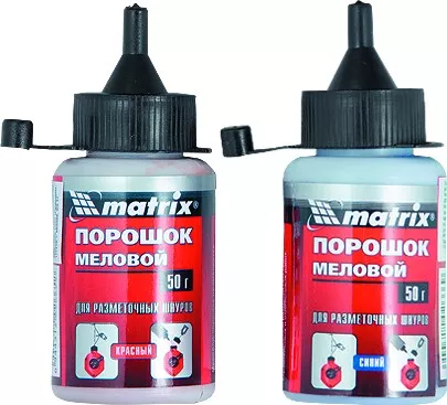 Порошок меловой красный 50 г для разметочных шнуров  MATRIX 84857 купить в Тюмени