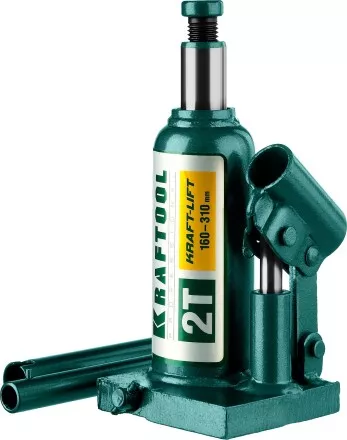 Домкрат гидравлический бутылочный &quot;Kraft-Lift&quot;, сварной, 2т, 160-310мм, KRAFTOOL 43462-2 43462-2_z01 купить в Тюмени
