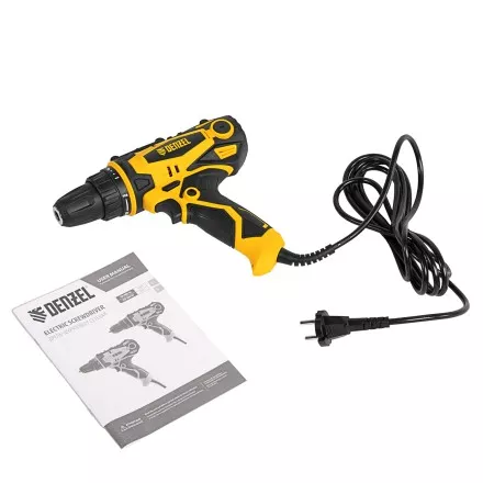 Дрель-шуруповерт сетевая SD-300-10// Denzel 26201 купить в Тюмени