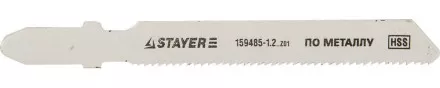 Полотна STAYER &quot;STANDARD&quot;, T118A, для эл/лобзика, HSS, по металлу (1-3мм), EU-хвост., шаг 1,2мм, 55мм, 2шт 159485-1.2_z01 купить в Тюмени