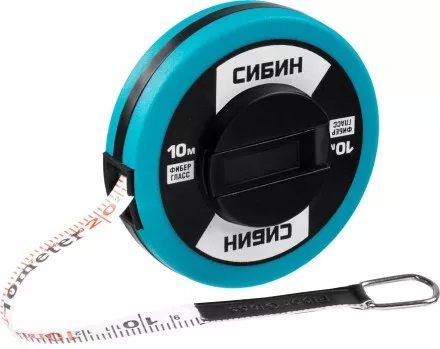Мерная лента СИБИН фиберглассовая, 10м 34154-10 купить в Тюмени