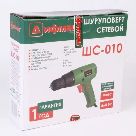 Сетевой шуруповерт Дифмаш ШС-010 купить в Тюмени