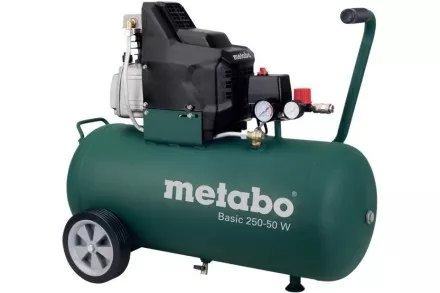Компрессор безмасляный поршневой прямой привод Metabo Basic 250-50 W OF купить в Тюмени