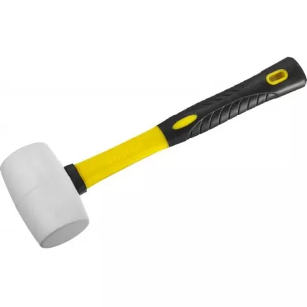 Киянка STAYER &quot;PROFI&quot; резиновая БЕЛАЯ, с фиберглассовой ручкой, 230г 20533-230 купить в Тюмени