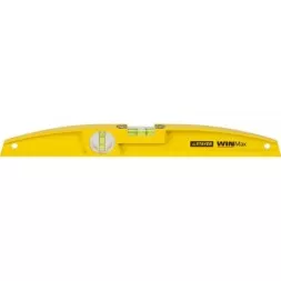 Уровень STAYER &quot;PROFI&quot; WINMax литой усиленный, 2 цельные противоудар ампулы, фрезерован базовая поверхность, 40см 34713-040_z01