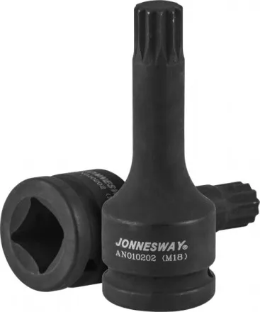 Насадка ударная М18х105мм 3/4&#039;&#039;DR  для ступичных гаек а/м VAG  AN010202  Jonnesway 48945 купить в Тюмени