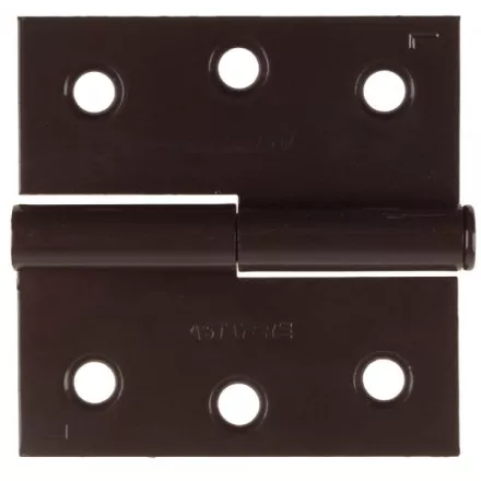 Петля дверная STAYER &quot;MASTER&quot; разъемная, цвет коричневый, левая, 75мм 37613-75-3L купить в Тюмени
