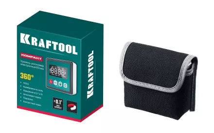 Уровень-уклономер электронный KRAFTOOL 4Х90° KOMPAKT 34687 купить в Тюмени