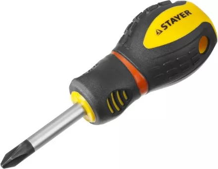 Отвертка STAYER &quot;PROFESSIONAL&quot; &quot;PROTech&quot;, двухкомп рукоятка, намагниченная, Cr-Mo, PH2x38мм 25132-2-38_z02 купить в Тюмени